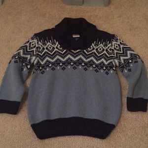 Fair isle knit sweater
